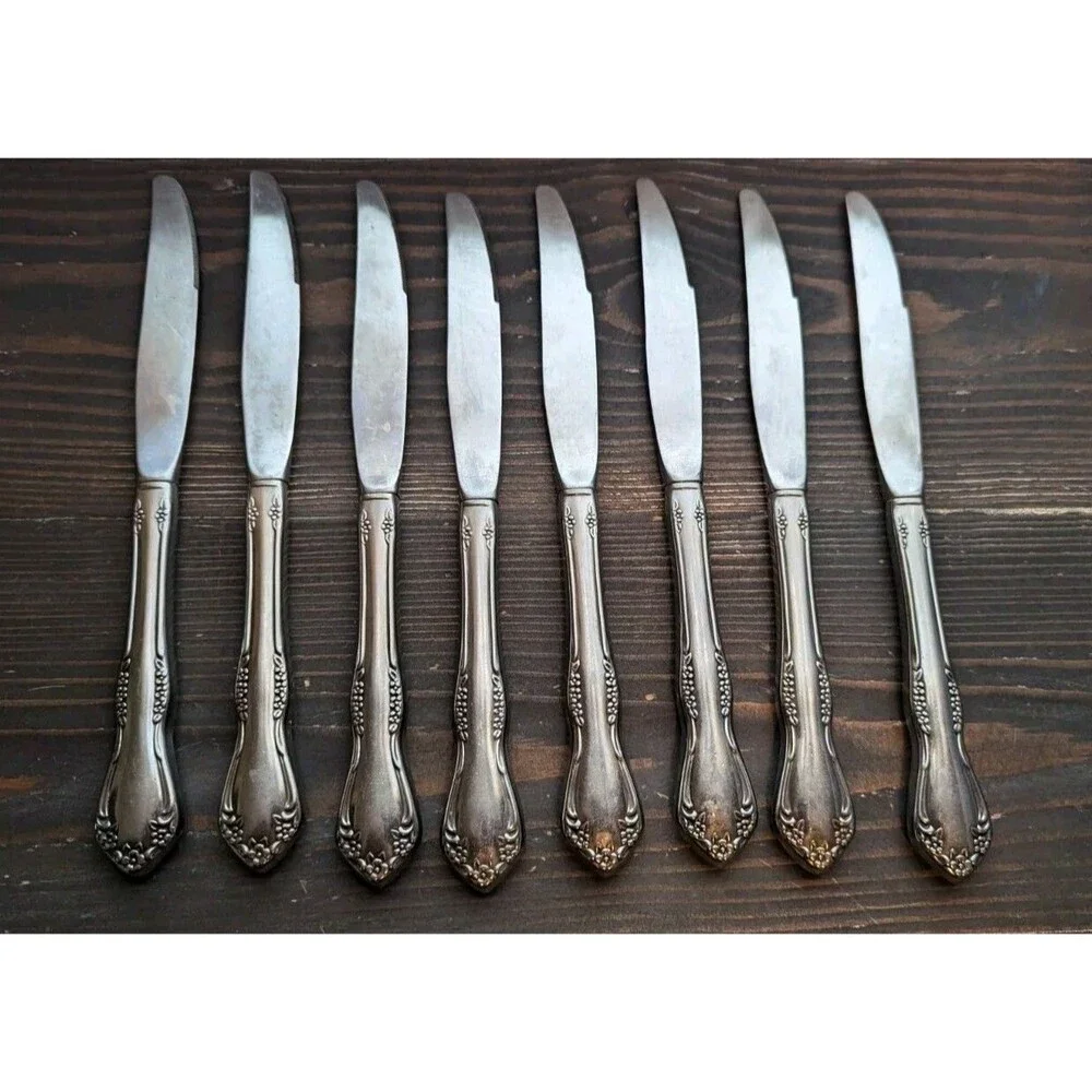 WM A Rogers Deluxe Oneida Ltd Mansfield Amadeus Stainless 19 Random Piece Set